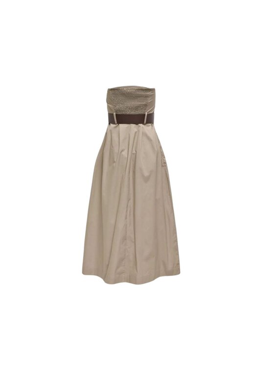 ONLY ONLY Vestito da giorno Onlzora long tube dress Beige Regular Fit