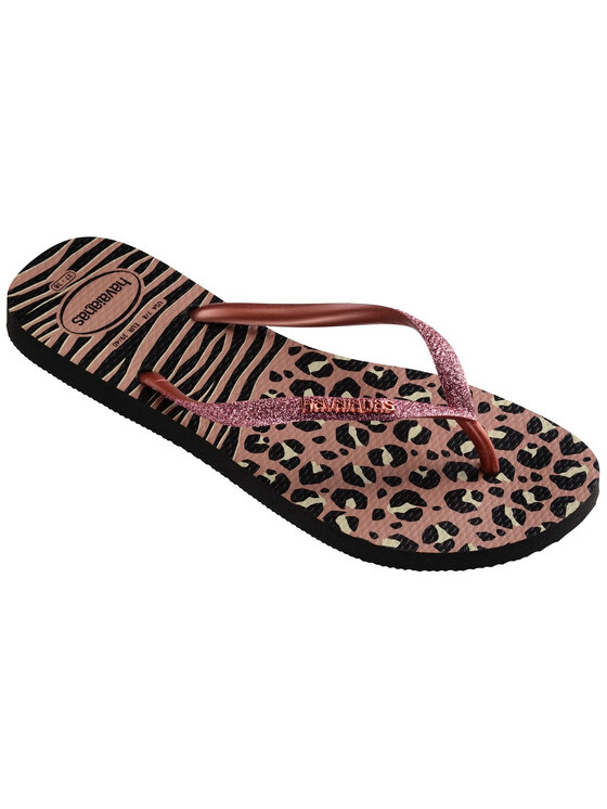 Havaianas Havaianas Παντόφλες HAVAIANAS Ciabatta Donna Hav. Slim Animals Mix 4147964.1924 Nero Μαύρο