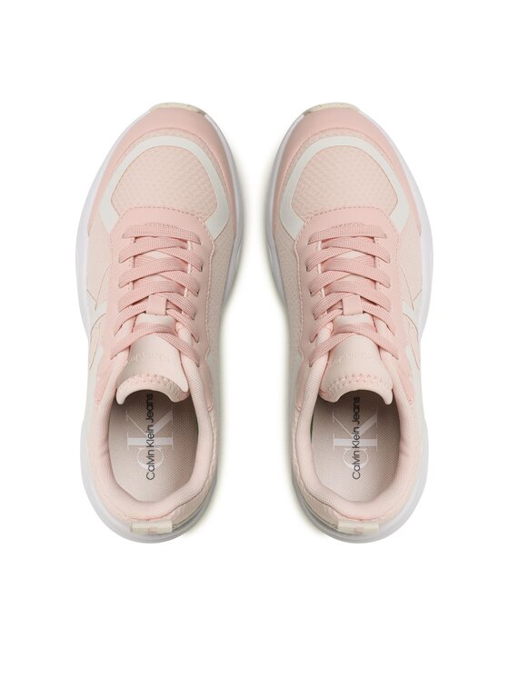 Calvin Klein Jeans Calvin Klein Jeans Сникърси Retro Tennis Over Mesh Wn YW0YW00946 Розов