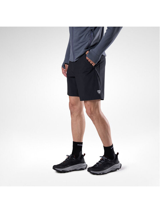 Rossignol Rossignol Szorty sportowe M Stretch Chino Short 7' Czarny Regular Fit