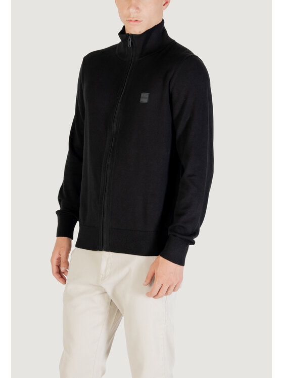 BOSS BOSS Cardigan Kanozip_S 10272322 01 Nero Casual Fit