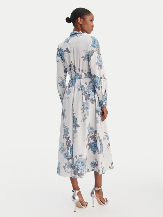 Marella Marella Рокля тип риза Formica 2613221161 Светлосиньо Regular Fit