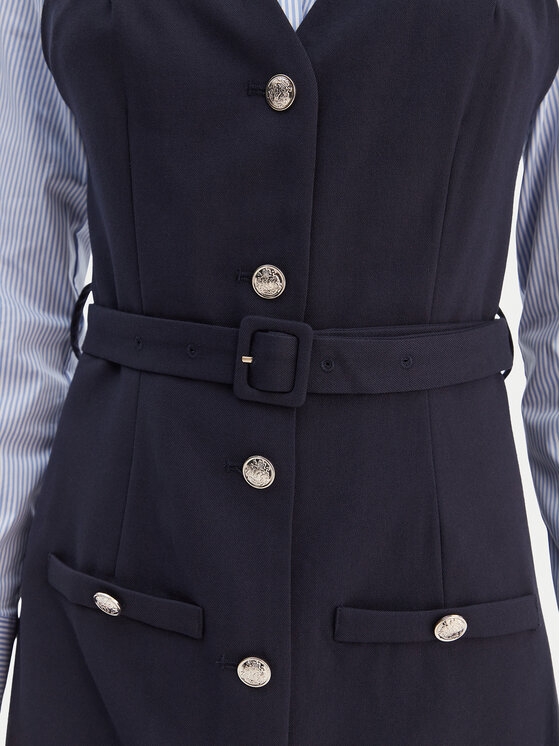 Morgan Morgan Sukienka koszulowa 261-RIVOL Granatowy Slim Fit
