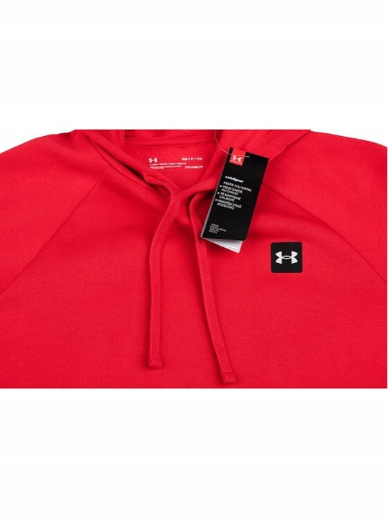 Under Armour Under Armour Bluza Under Armour Rival Fleece Hoodie Czerwony Regular Fit