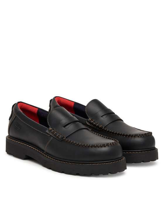 Tommy Jeans Tommy Jeans Slipper Archive '01 Loafer EM0EM01710 Schwarz