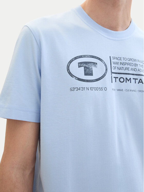 Tom Tailor Tom Tailor T-krekls 1035611 Zils Regular Fit