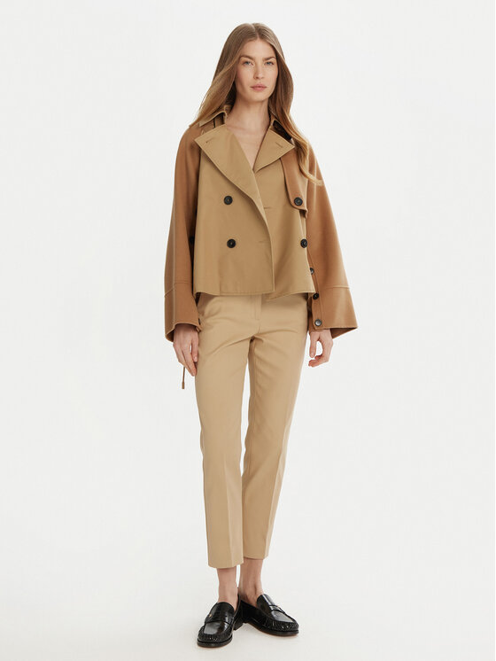 Weekend Max Mara Weekend Max Mara Trench Bazar 2515081041 Beige Relaxed Fit