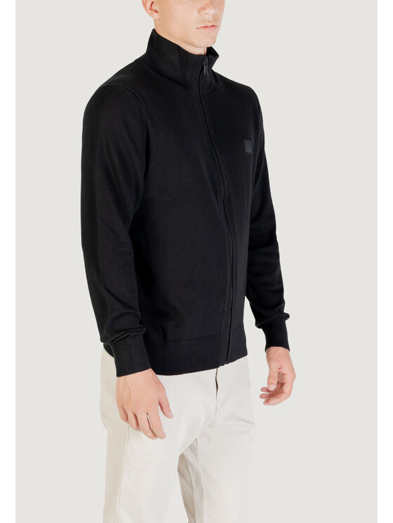 BOSS BOSS Cardigan Kanozip_S 10272322 01 Nero Casual Fit