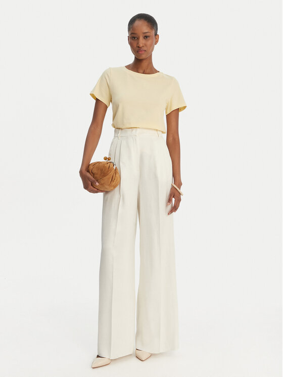 Weekend Max Mara Weekend Max Mara T-särk Multif 2615971012 Kollane Regular Fit