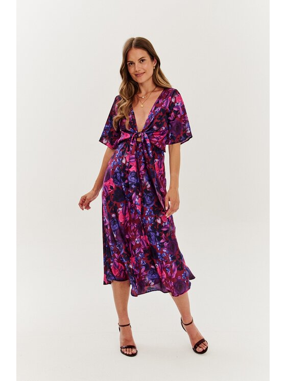 NAOKO NAOKO Každodenní šaty Rosabella Fialová Regular Fit