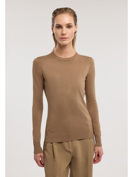 Trussardi Trussardi Sweter M7356001241N041 Brązowy Regular Fit