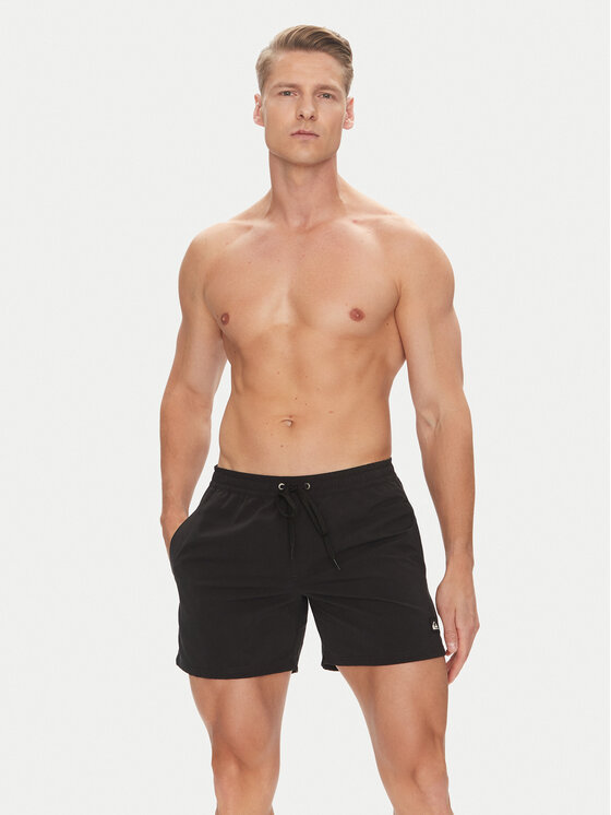 Quiksilver Quiksilver Plavecké šortky Everyday Solid Volley EQYJV04120 Černá Regular Fit