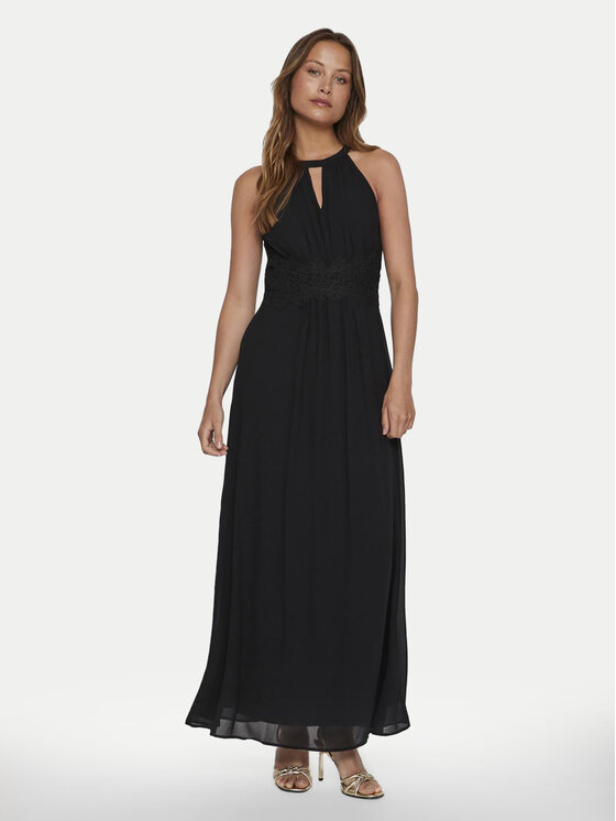 Vila Vila Vakarinė suknelė Milina 14052647 Juoda Regular Fit