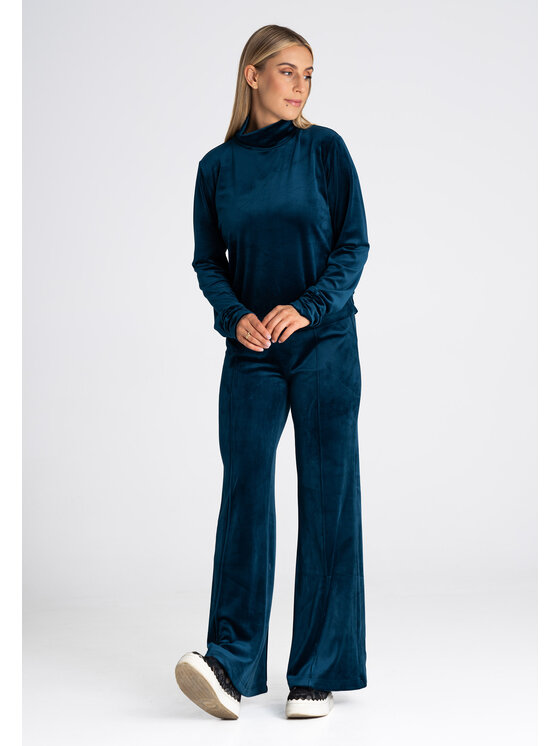 FIGL FIGLFIGL Felpa M967 Blu Regular Fit