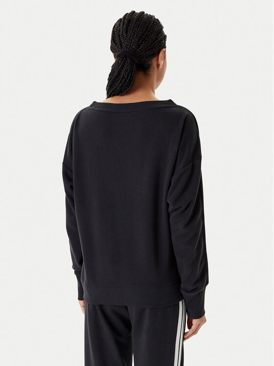 adidas adidas Felpa Seasonal Essentials 3-Stripes JM1900 Nero Regular Fit