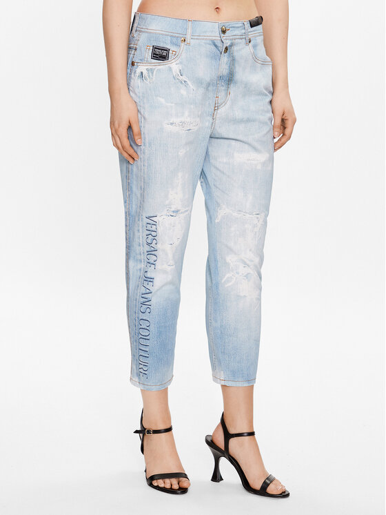 Versace Jeans Couture Jeans hlače 74HAB53P Modra Regular Fit