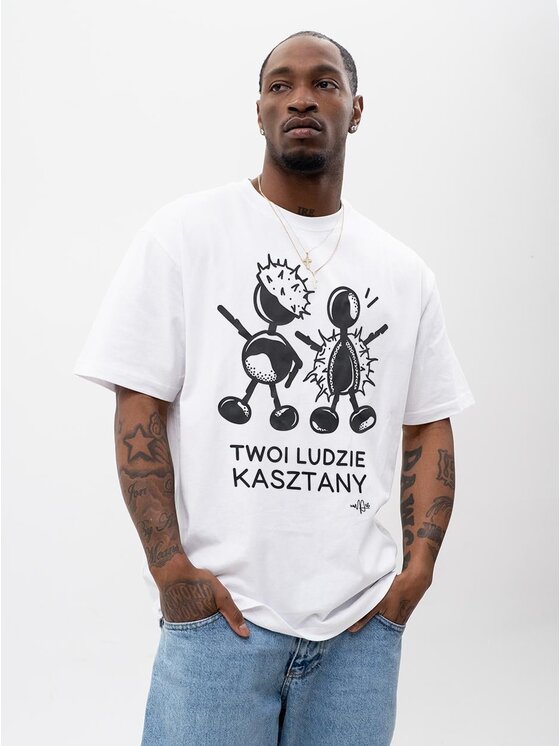 Jigga Wear Jigga Wear T-Shirt 132045 Biały Oversize