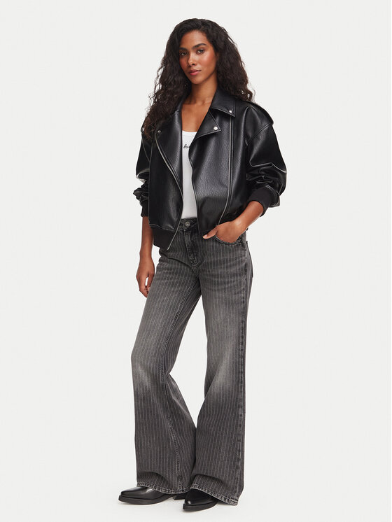 HUGO HUGO Džínsy Gelissa_3 50568482 Tmavosivá Bootcut Fit