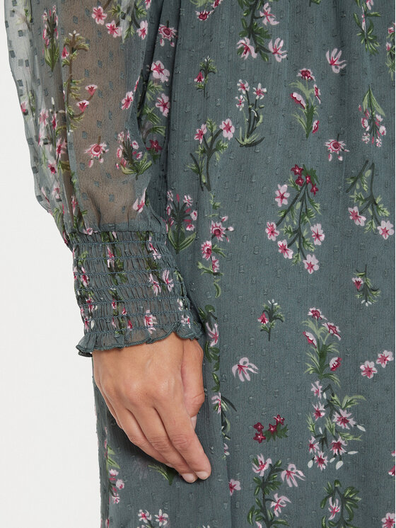 ONLY ONLY Sukienka codzienna Tessa Eliza 15303601 Zielony Regular Fit
