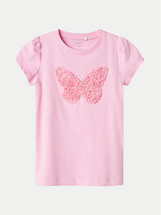 NAME IT NAME IT T-shirt Detsi 13240994 Ružičasta Regular Fit