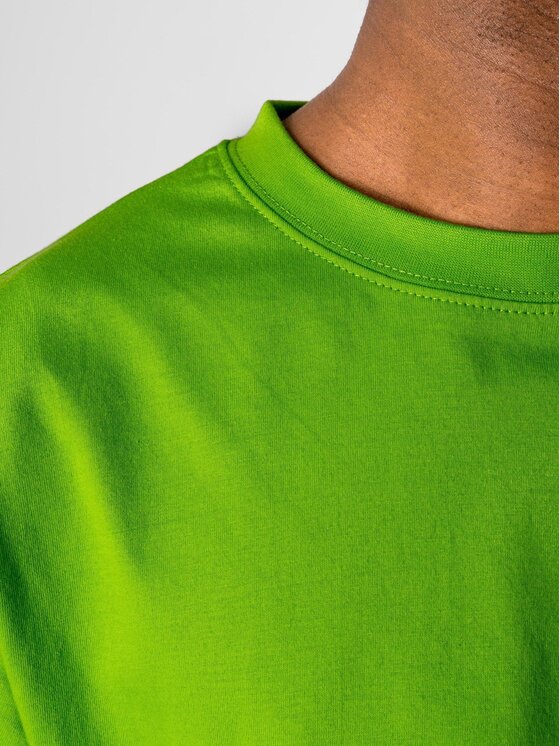 TeeShoppen TeeShoppen T-Shirt 'Oversized Collection' Zielony Oversize