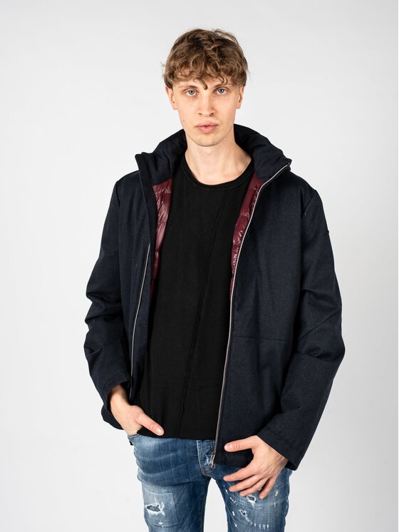 Geox Geox Bunda pro přechodné období M2628N T2938 Tmavomodrá Regular Fit