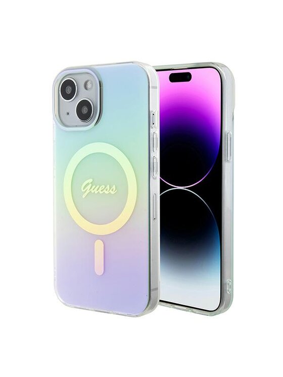 Etui na telefon Guess, Niebieskie, iPhone 15