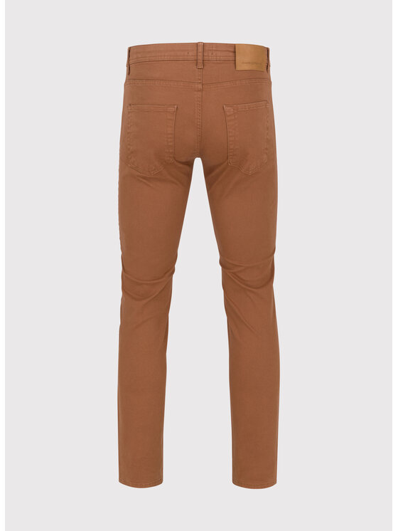 Pako Lorente Pako Lorente Spodnie materiałowe P22SF-WX-022 Brązowy Slim Fit