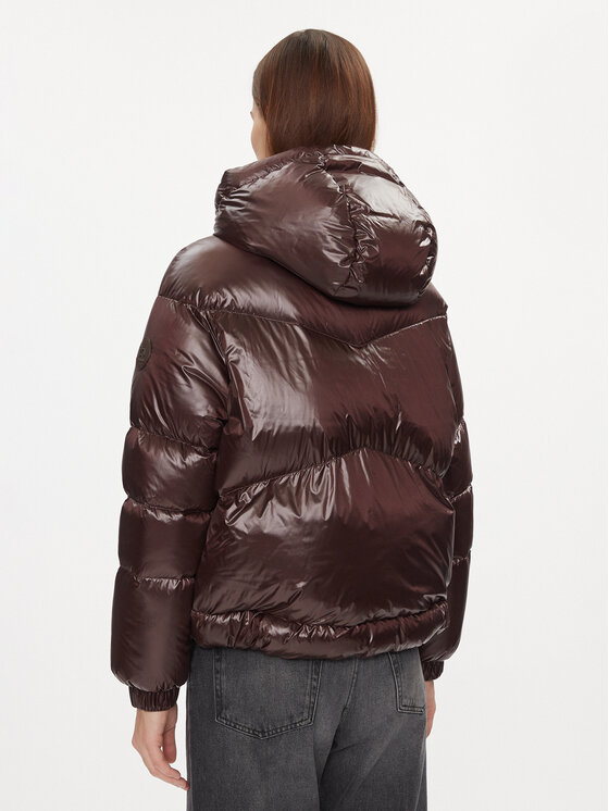 Woolrich Woolrich Pernata jakna Aliquippa CFWWOU0927FRUT3085 Smeđa Regular Fit