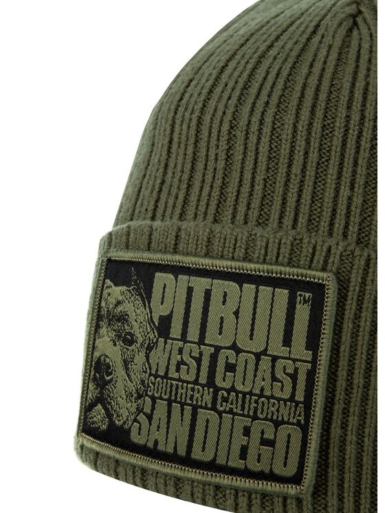 PITBULL PITBULL Czapka zimowa Silvas Blood Dog uniwersalny Zielony