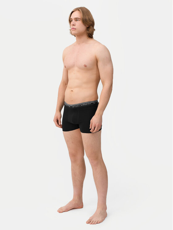4F 4F Set di 2 boxer 4FWSS24UBXSM036 Nero