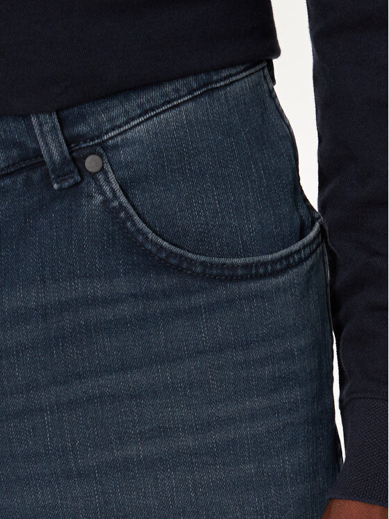 Wrangler Wrangler Дънки River 112356840 Тъмносин Tapered Fit