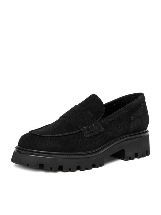 Badura Badura Loafers C-AVAH-25050LM Μαύρο