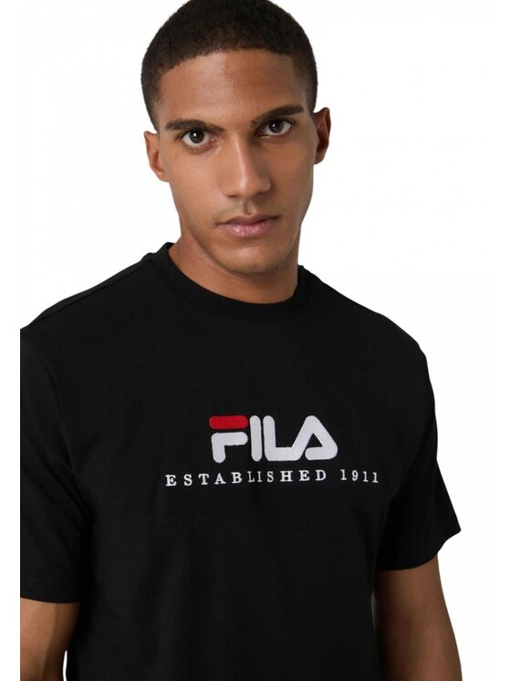 Fila Fila T-shirt Valsera Regular Logo T-shirt Nero Regular Fit