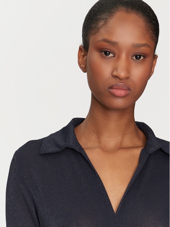 Marella Marella Completo maglietta e pantaloni kom 2515631011 Blu scuro Relaxed Fit