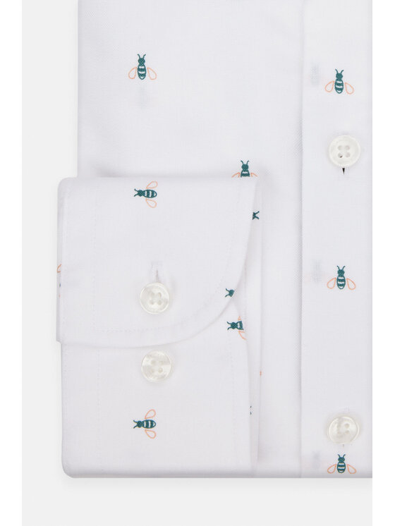 Lancerto Lancerto Koszula Isabel KO073123000008 Biały Slim Fit