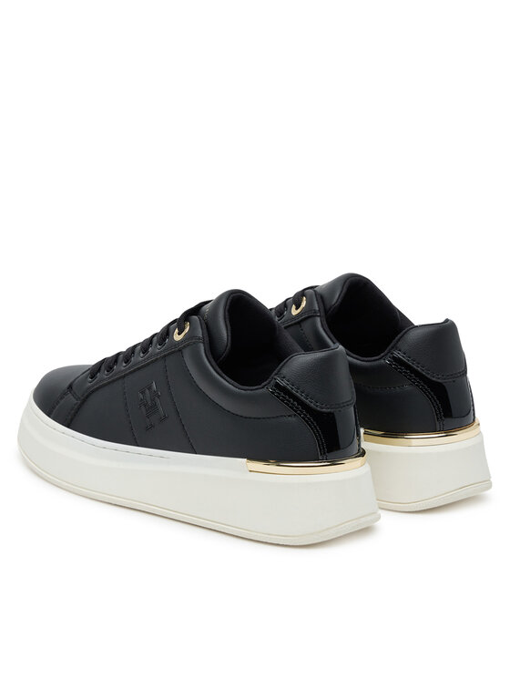 Tommy Hilfiger Tommy Hilfiger Sneakersy Low Cut Lace-Up T3A9-33985-1355 Czarny