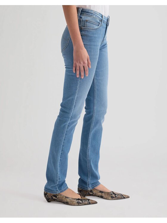 Lee Lee Jeansy MARION Niebieski Straight Fit