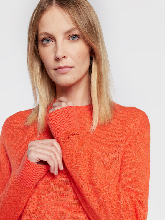 Calvin Klein Calvin Klein Pullover K20K204906 Orange Relaxed Fit