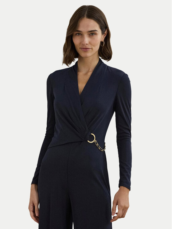 LAUREN RALPH LAUREN LAUREN RALPH LAUREN Kombinezon 200957619 Mornarsko modra Slim Fit