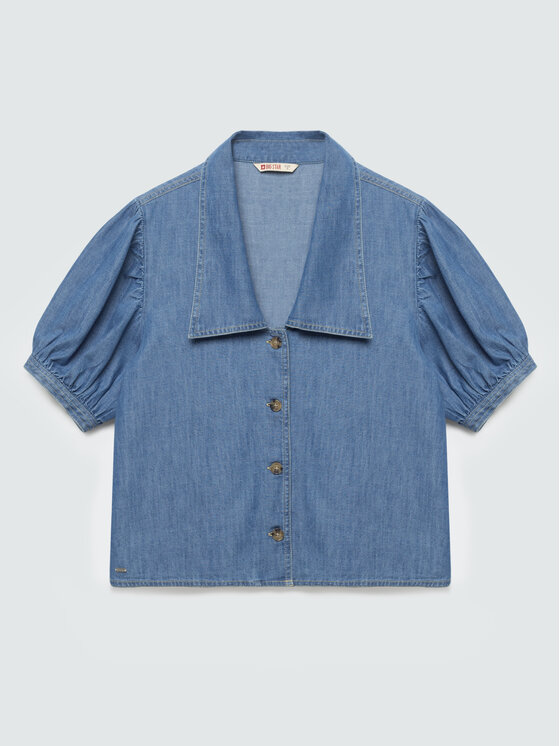BIG STAR BIG STAR Koszula jeansowa JONES Niebieski Comfort Fit