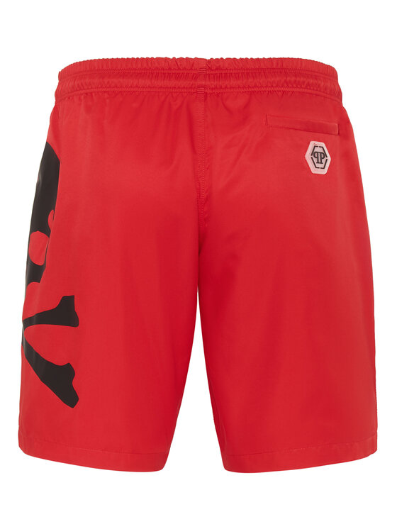 PHILIPP PLEIN PHILIPP PLEIN Spodnie materiałowe 10415 Czerwony Comfort Fit