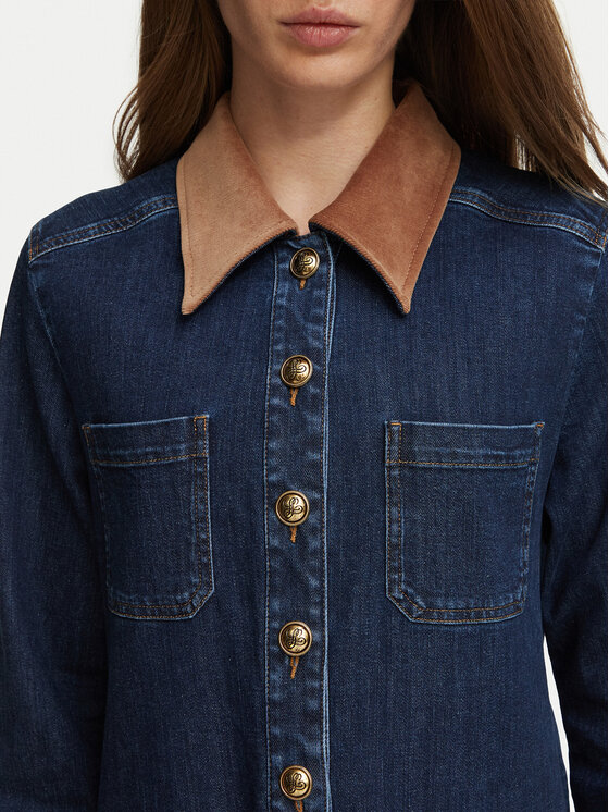 Luisa Spagnoli Luisa Spagnoli Vestito di jeans Graziosa 543514 Blu Regular Fit