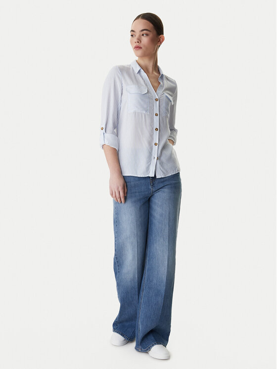 Vero Moda Vero Moda Ing Bumpy 10275283 Kék Regular Fit