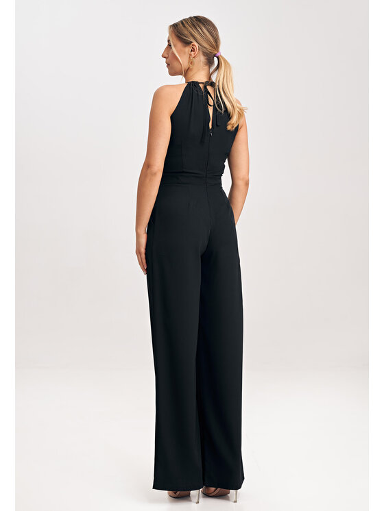 FIGL FIGLFIGL Jumpsuit M1023 Nero Regular Fit