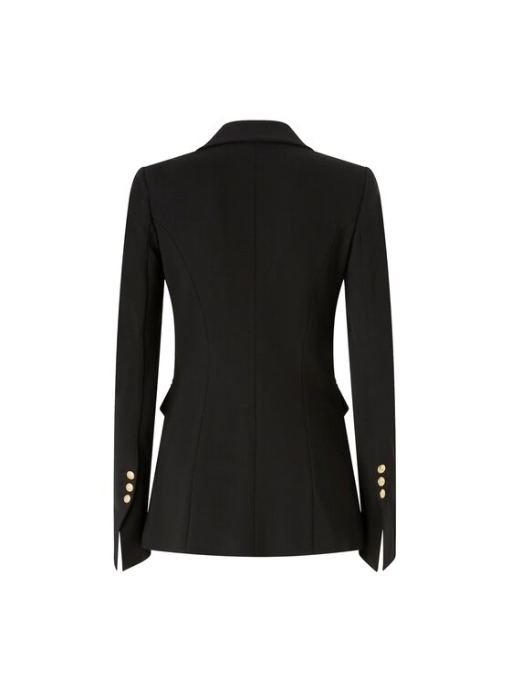 PINKO PINKO Σακάκι Blazer in punto stoffa Μαύρο Regular Fit