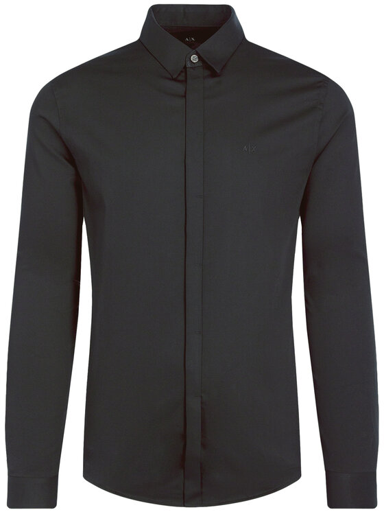 Armani Exchange Armani Exchange Koszula 8NZCBD ZN10Z 1200 Czarny Slim Fit