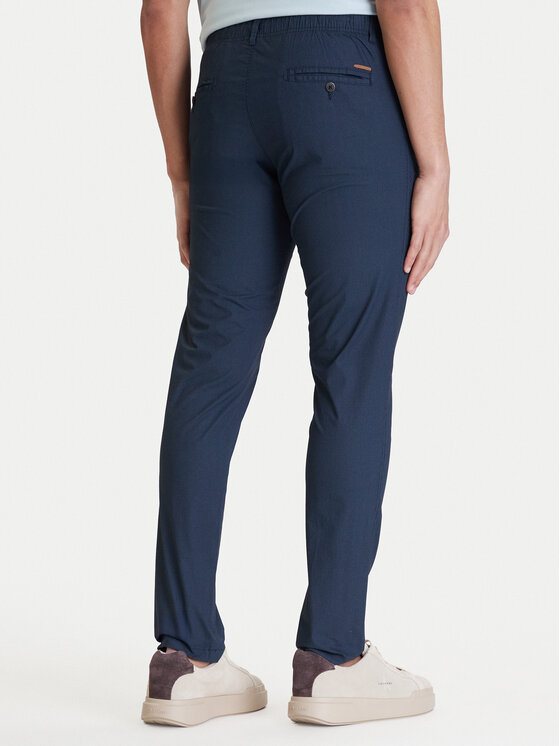 Jack & Jones Jack & Jones Chinosy Marco 12293491 Granatowy Slim Fit