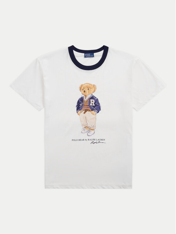 Polo Ralph Lauren Polo Ralph Lauren Тишърт 211941205001 Бял Regular Fit