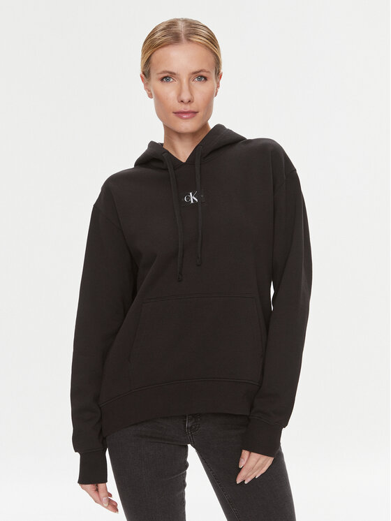 Női Pulóver Calvin Klein Jeans, Méret: L, Fekete, J20J222539